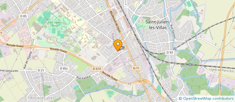 localisation de l'entreprise SASU MARIE CREATION  ROSIERES-PRES-TROYES