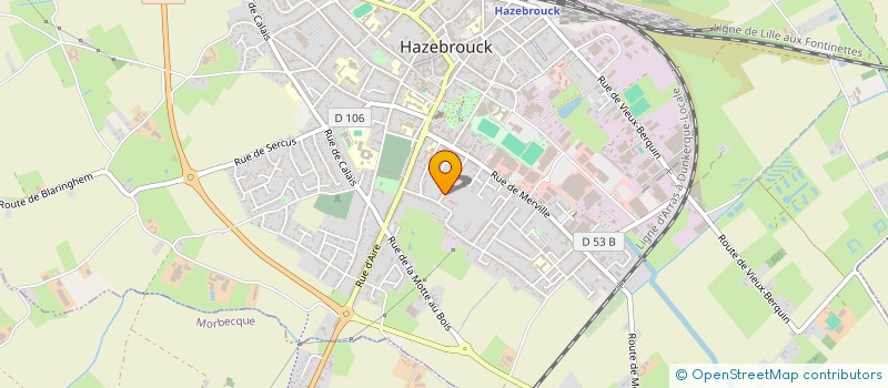 localisation de l'entreprise SASU MARIE ROE à HAZEBROUCK