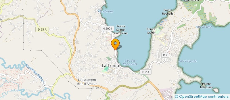 localisation de l'entreprise SASU MARS à LA TRINITE