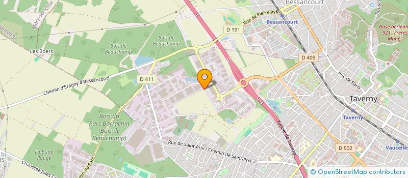 localisation de l'entreprise SASU MARS  TAVERNY