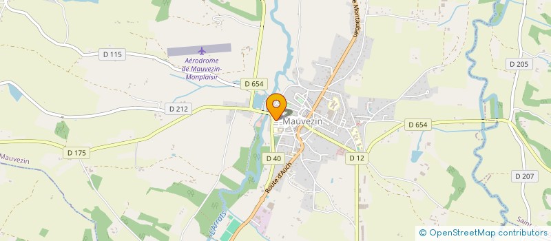 localisation de l'entreprise SASU MATHIEU GRECK  MAUVEZIN