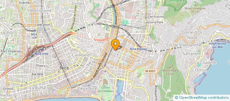 localisation de l'entreprise SASU MATTHYBAT à NICE