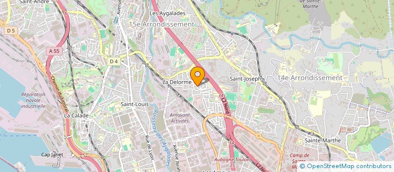 localisation de l'entreprise SASU MB TAXI à MARSEILLE 15EME