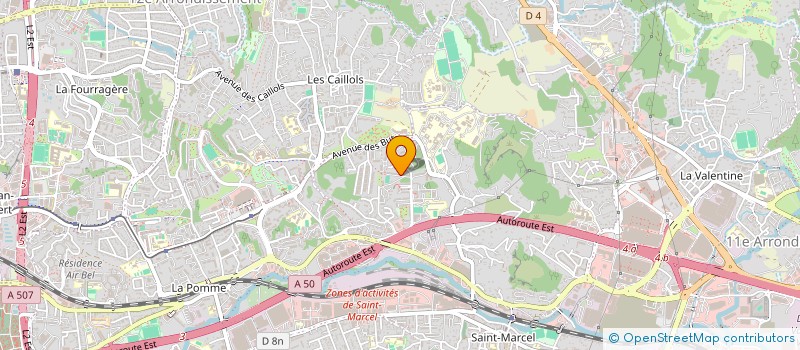 localisation de l'entreprise SASU MEDINA COIFFURE à MARSEILLE