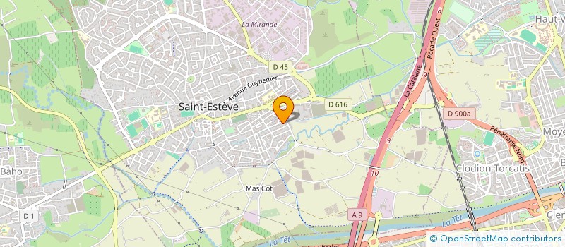 localisation de l'entreprise SASU MENUIPOSE 66  SAINT-ESTEVE