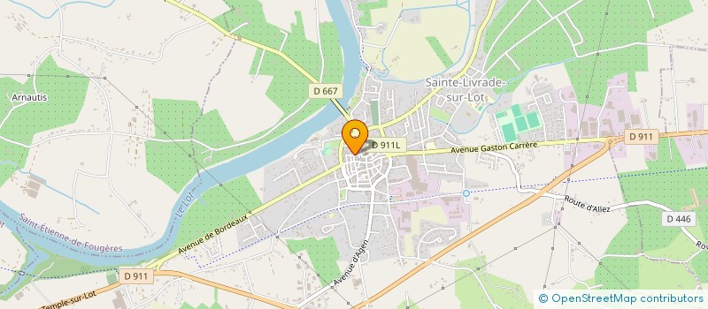 localisation de l'entreprise SASU MERKA-DIA à SAINTE-LIVRADE-SUR-LOT