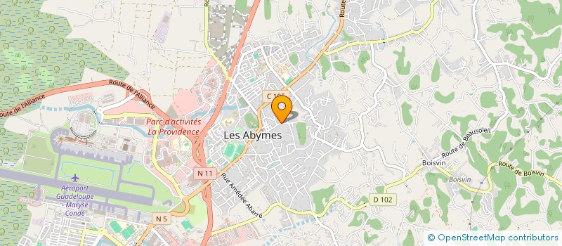 localisation de l'entreprise SASU MET BO LOCATION  LES ABYMES