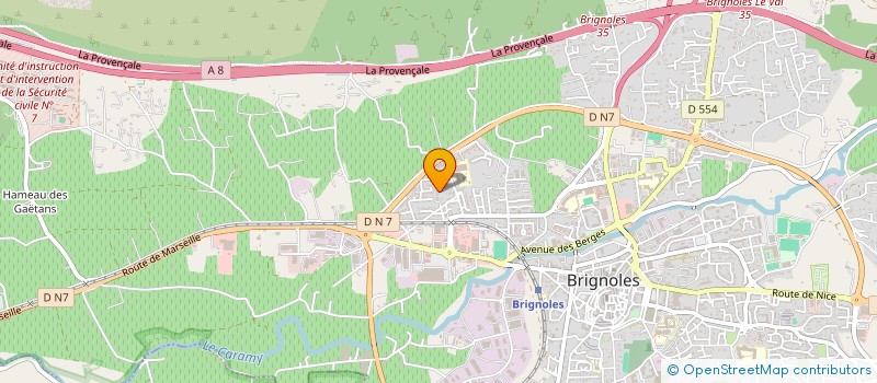 localisation de l'entreprise SASU MFZ à BRIGNOLES