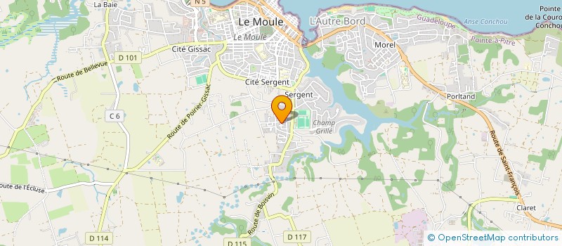localisation de l'entreprise SASU MICRO MULTIMEDIA à LE MOULE