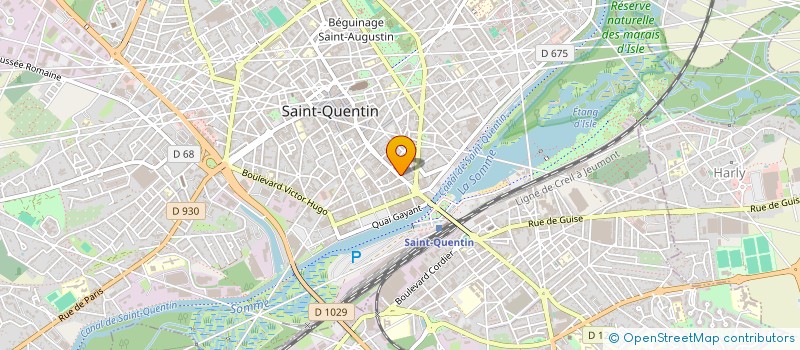 localisation de l'entreprise SASU MINI MARKET ALIMENTATION GENERALE à SAINT-QUENTIN