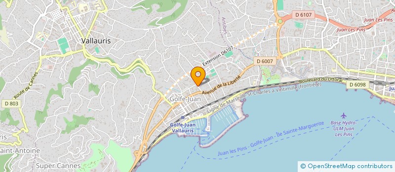 localisation de l'entreprise SASU MIRROR IMAGE YACHT REPAIRS  VALLAURIS