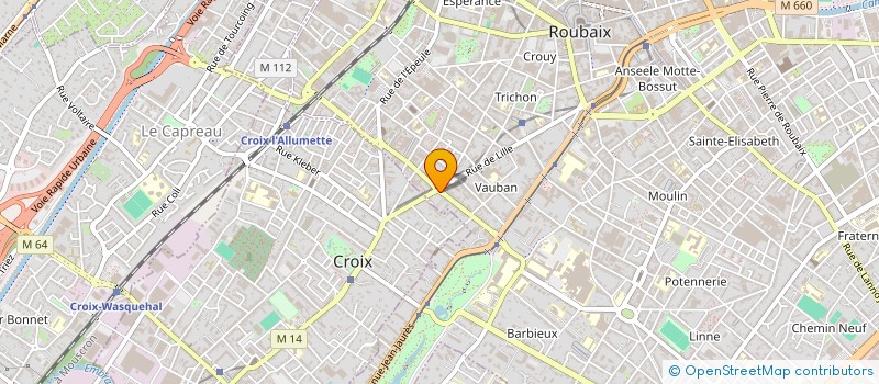 localisation de l'entreprise SASU  MISTER BARBIER  ROUBAIX