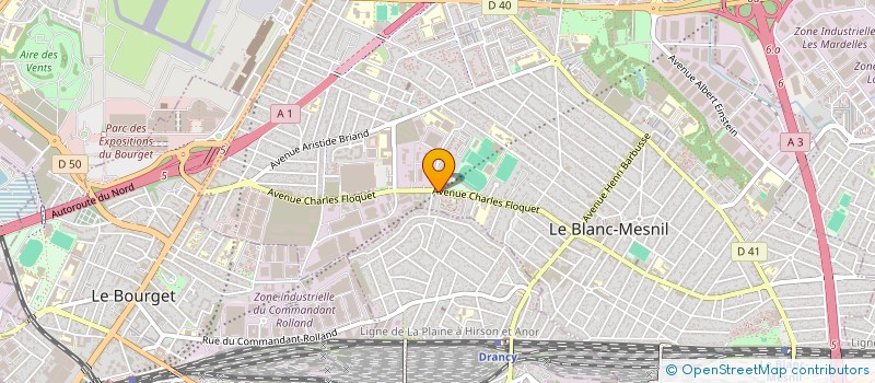localisation de l'entreprise SASU MMS à LE BLANC-MESNIL