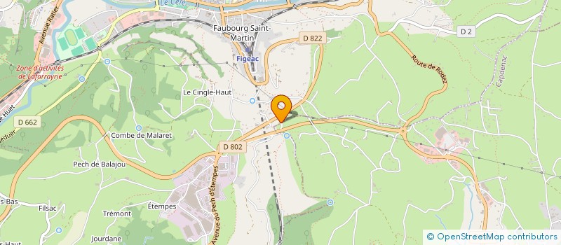 localisation de l'entreprise SASU MOBI DISTRIBUTION  FIGEAC