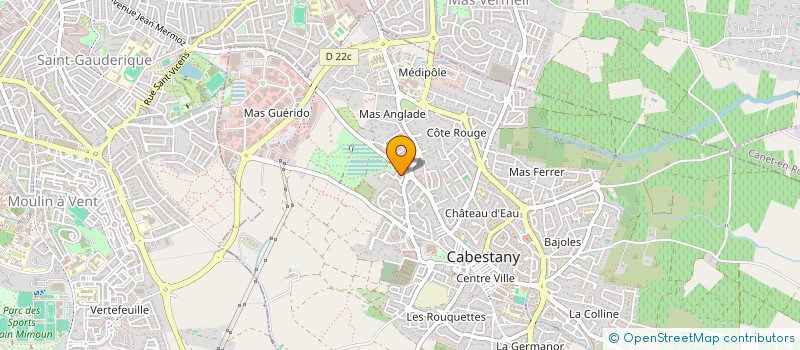 localisation de l'entreprise SASU MORAIS BATIMENT à CABESTANY