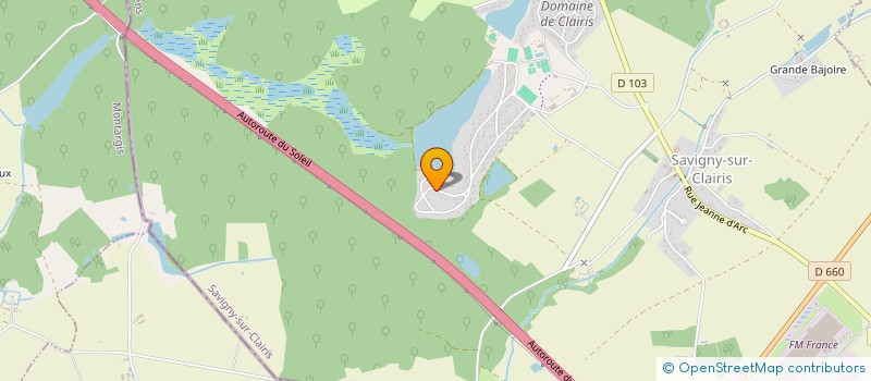 localisation de l'entreprise SASU MORISSET  SAVIGNY-SUR-CLAIRIS