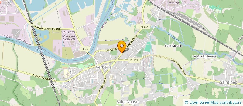 localisation de l'entreprise SASU MOUKOUDI  VERBERIE