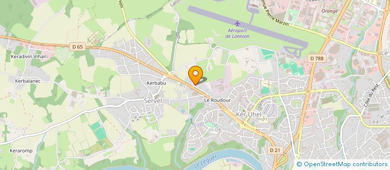 localisation de l'entreprise SASU MP  LANNION