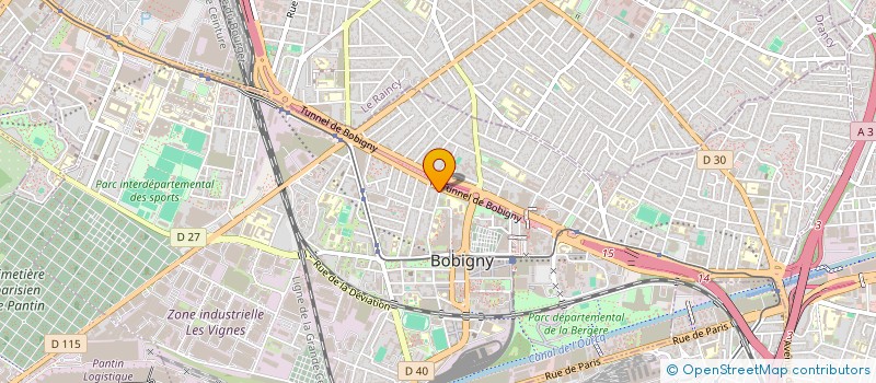 localisation de l'entreprise SASU MPG H HOLDING  BOBIGNY
