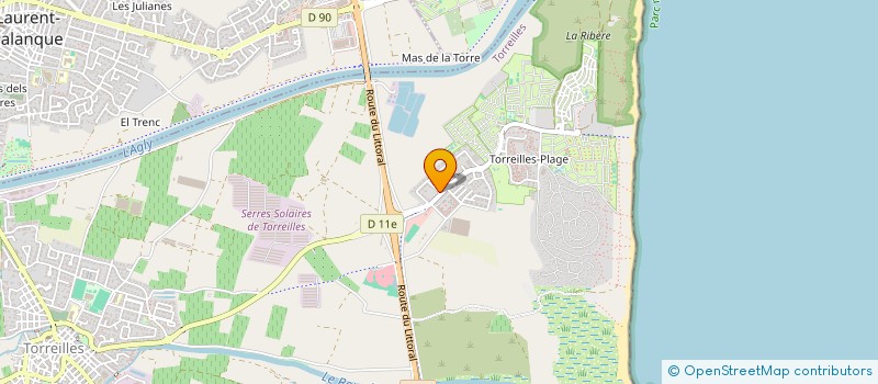 localisation de l'entreprise SASU MT  TORREILLES