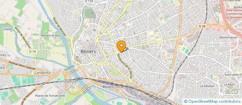 localisation de l'entreprise SASU MTS à BEZIERS