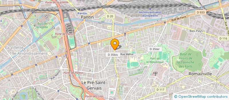 localisation de l'entreprise SASU MUHAMMET AKIF SAHIN à PANTIN