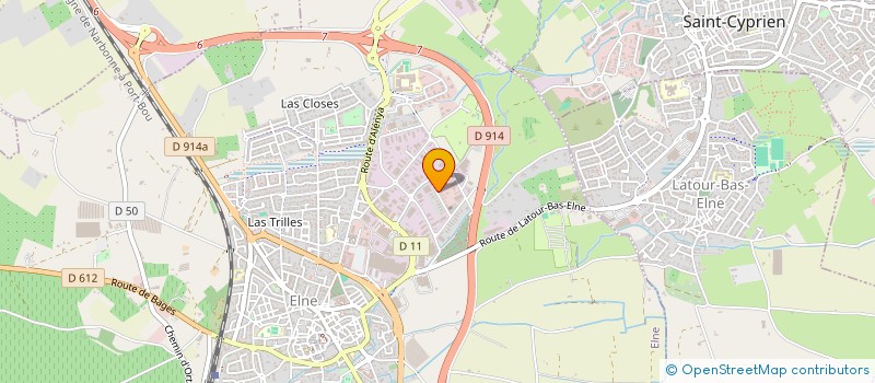 localisation de l'entreprise SASU MUNOZ à ELNE