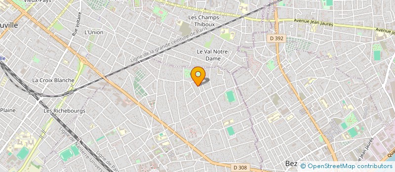 localisation de l'entreprise SASU MUSIQUE CONNEXION / CZEN PROD  HOUILLES