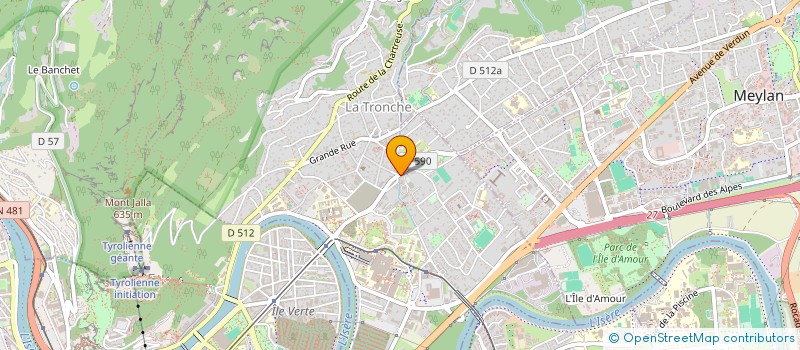 localisation de l'entreprise SASU MY EASY PERMIS  LA TRONCHE