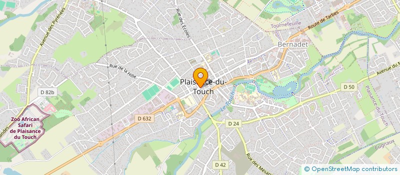 localisation de l'entreprise SASU NACLEAD3  PLAISANCE-DU-TOUCH