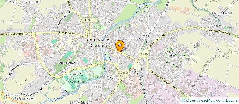 localisation de l'entreprise SASU NAJ DELICES à FONTENAY-LE-COMTE