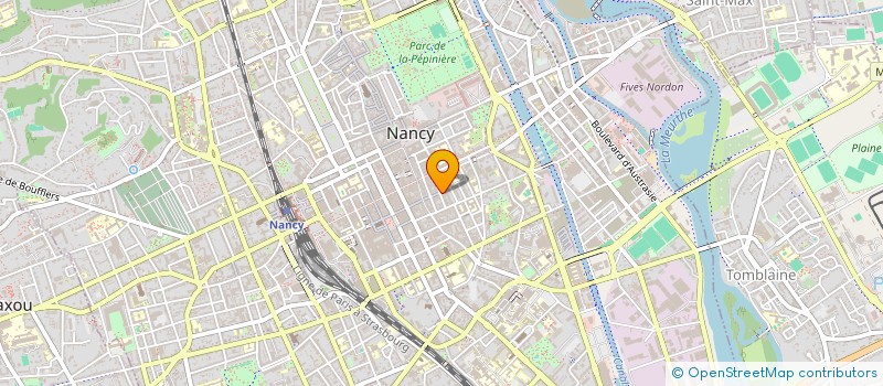 localisation de l'entreprise SASU NANCY SAINT GEORGES  NANCY