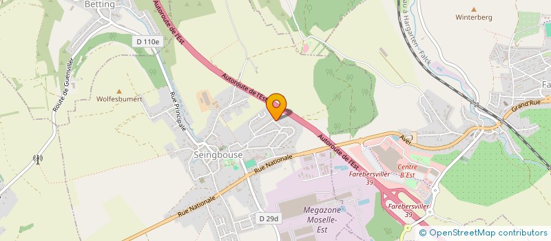 localisation de l'entreprise SASU NAZIK CONCEPT GARAGE  SEINGBOUSE