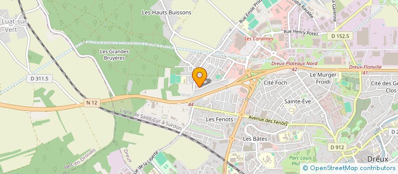 localisation de l'entreprise SASU NEGAD à DREUX