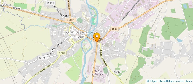 localisation de l'entreprise SASU NEO  SAINT-POURCAIN-SUR-SIOULE