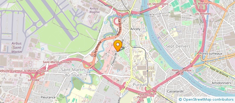 localisation de l'entreprise SASU NETTOYAGE CLEAN OCCITANIE à TOULOUSE