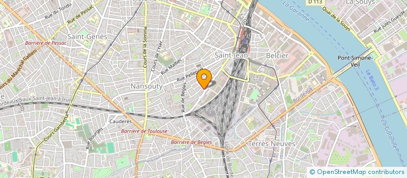 localisation de l'entreprise SASU NEW CONCEPT COIFFURE  BORDEAUX