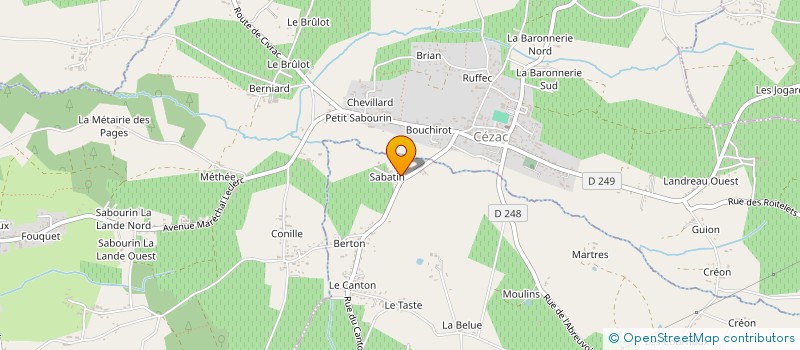 localisation de l'entreprise SASU NEXIPRO  CUBNEZAIS