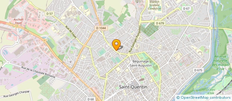 localisation de l'entreprise SASU NG PIZZA FOOD 02  SAINT QUENTIN