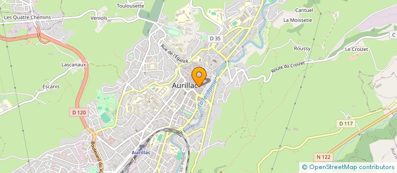 localisation de l'entreprise SASU NOEMA à AURILLAC