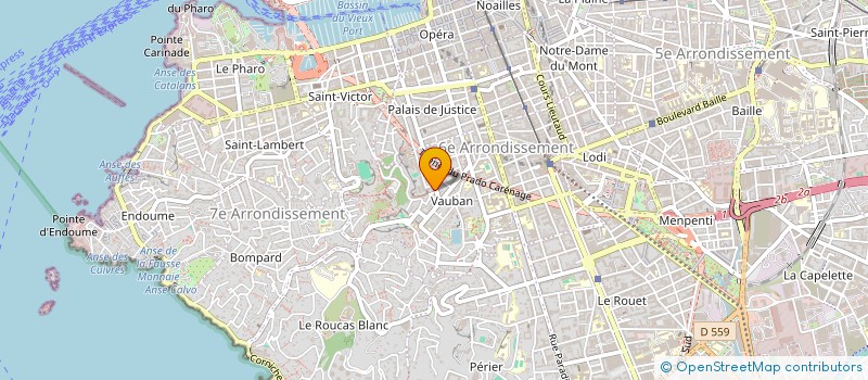 localisation de l'entreprise SASU NOTRE DAME à MARSEILLE
