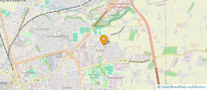 localisation de l'entreprise SASU NS CARRELAGE à VALENCE