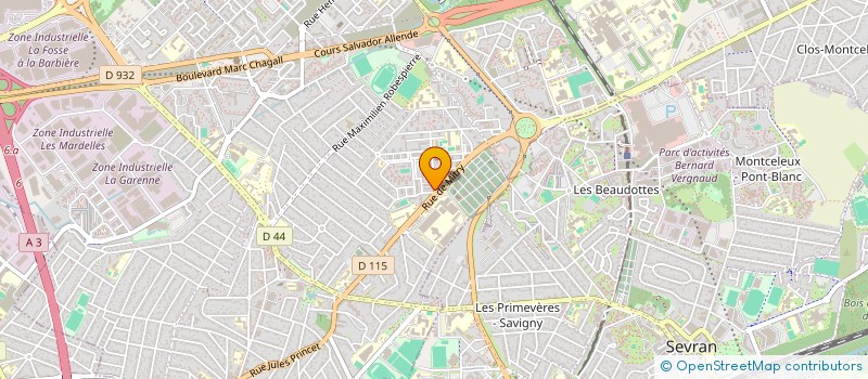 localisation de l'entreprise SASU NUISIBLE-EXPRESSE à AULNAY-SOUS-BOIS