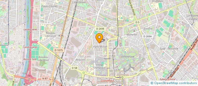 localisation de l'entreprise SASU O'CLEAN PROPRETE SERVICES à GRENOBLE