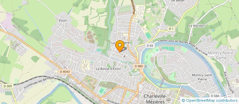 localisation de l'entreprise SASU O JOK'HAIR 2 à CHARLEVILLE-MEZIERES