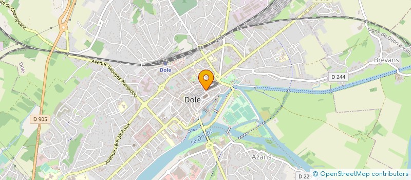 localisation de l'entreprise SASU OLIVIA ROSE  DOLE