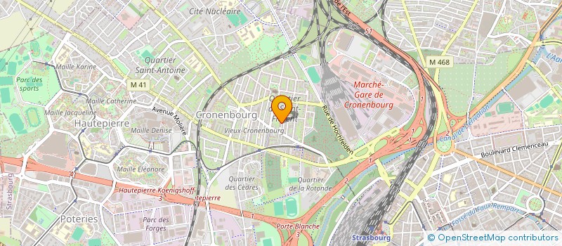 localisation de l'entreprise SASU OLIVIER KUHN à STRASBOURG