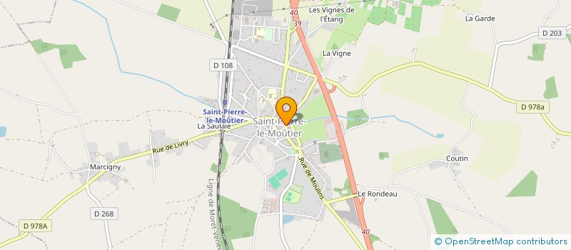 localisation de l'entreprise SASU OPTIQUE SAINT PIERRE à SAINT-PIERRE-LE-MOUTIER