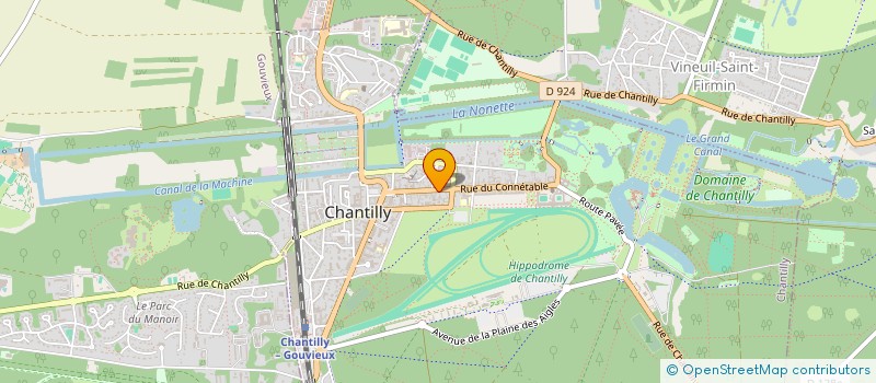 localisation de l'entreprise SASU OTELLO  CHANTILLY