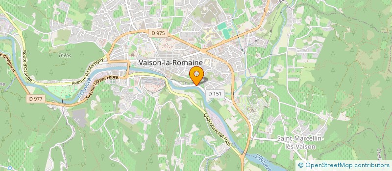 localisation de l'entreprise SASU OXYGENE  VAISON-LA-ROMAINE